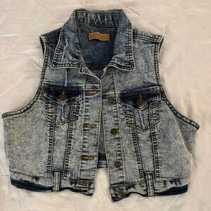 Blue Denim Vest